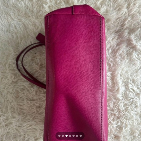 Coach Crossgrain fuchsia leather city zip tote 💕 - Picture 3 of 6